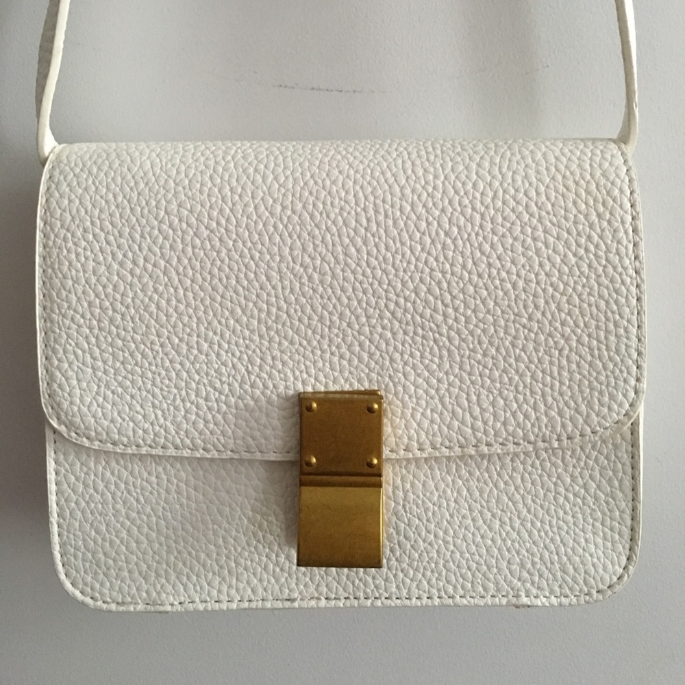 White Céline inspired bag